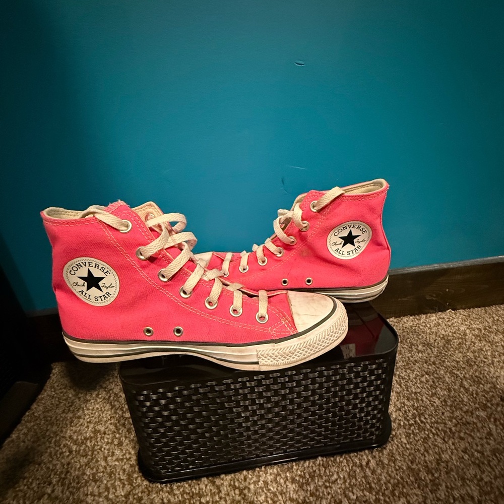 Converse All Star Pink Canvas Sneakers